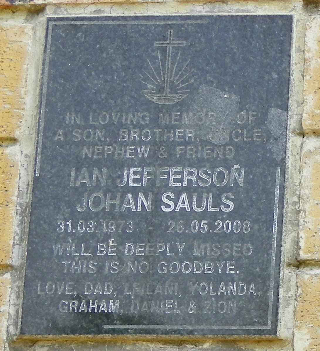 SAULS Ian Jefferson Johan 1973-2008