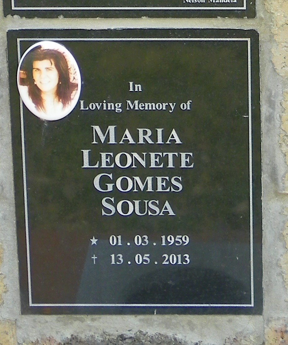 SOUSA Maria Leonete Gomes 1959-2013