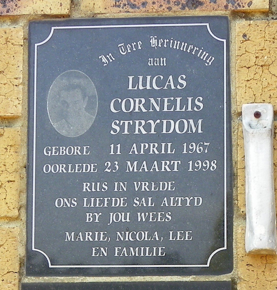 STRYDOM Lucas Cornelis 1967-1998
