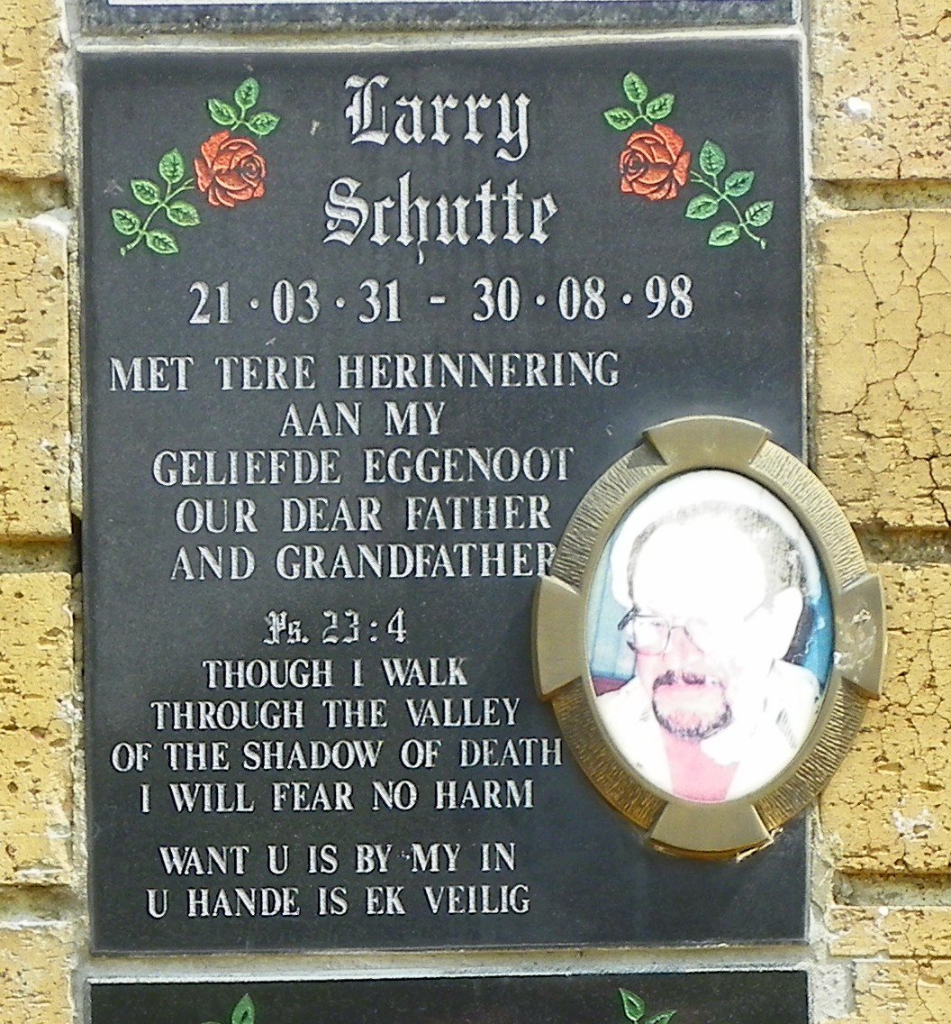 SCHUTTE Larry 1931-1998
