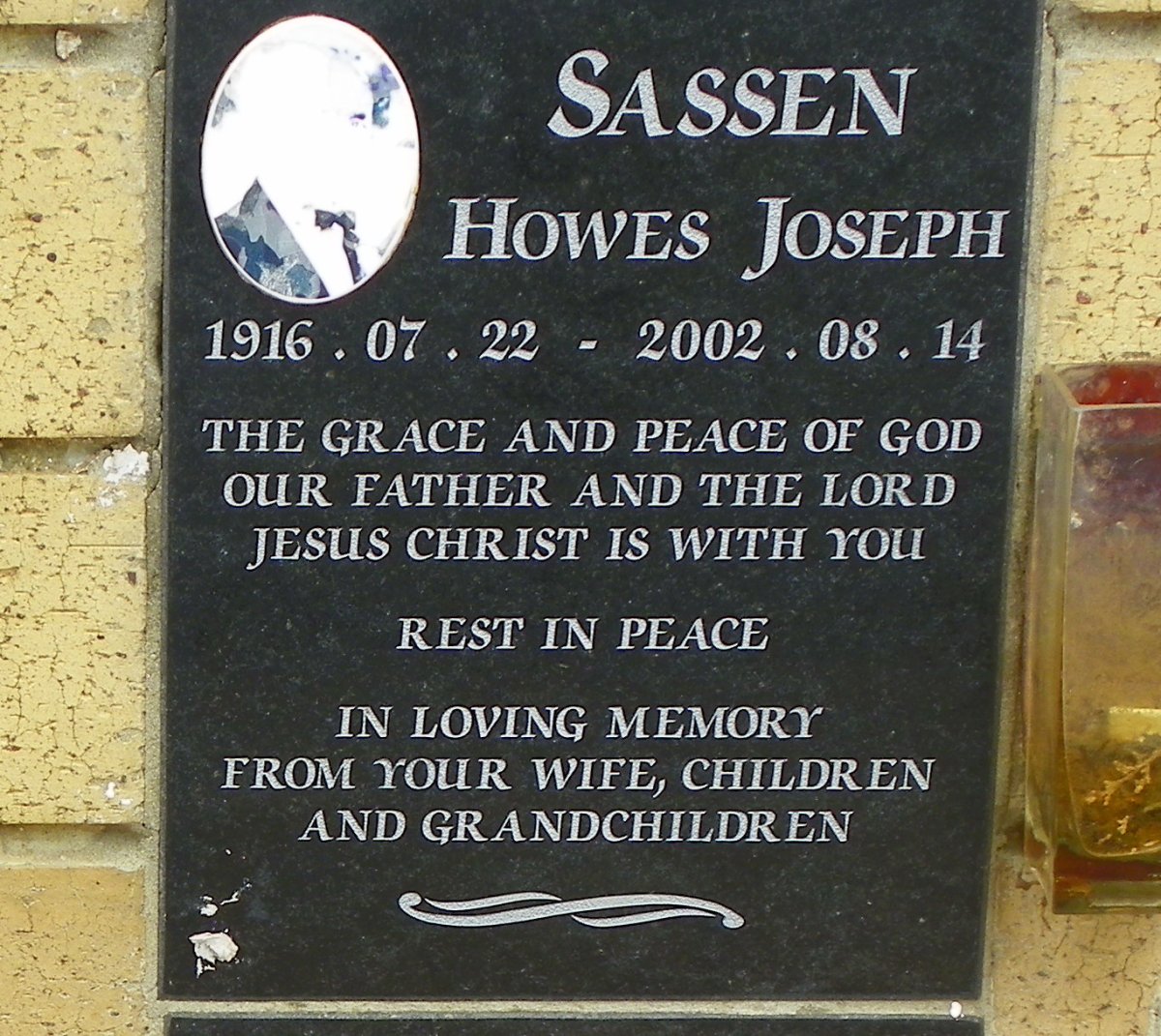 SASSEN Howes Joseph 1916-2002