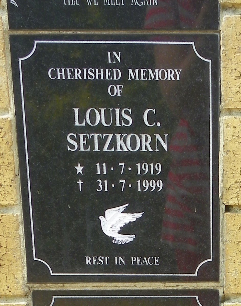 SETZKORN Louis C. 1919-1999