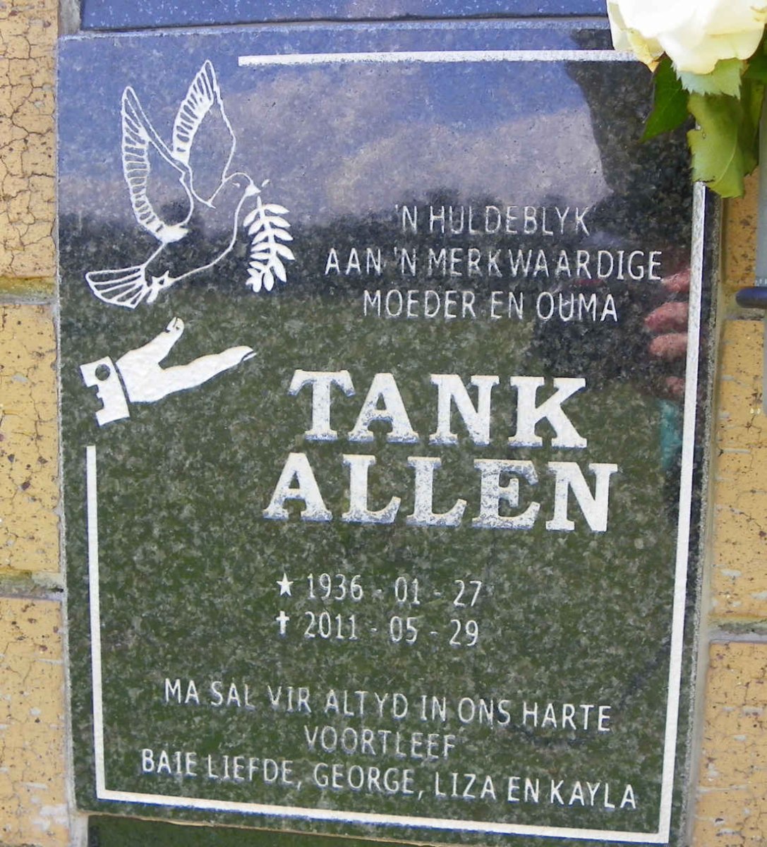 TANK Allen 1936-2011