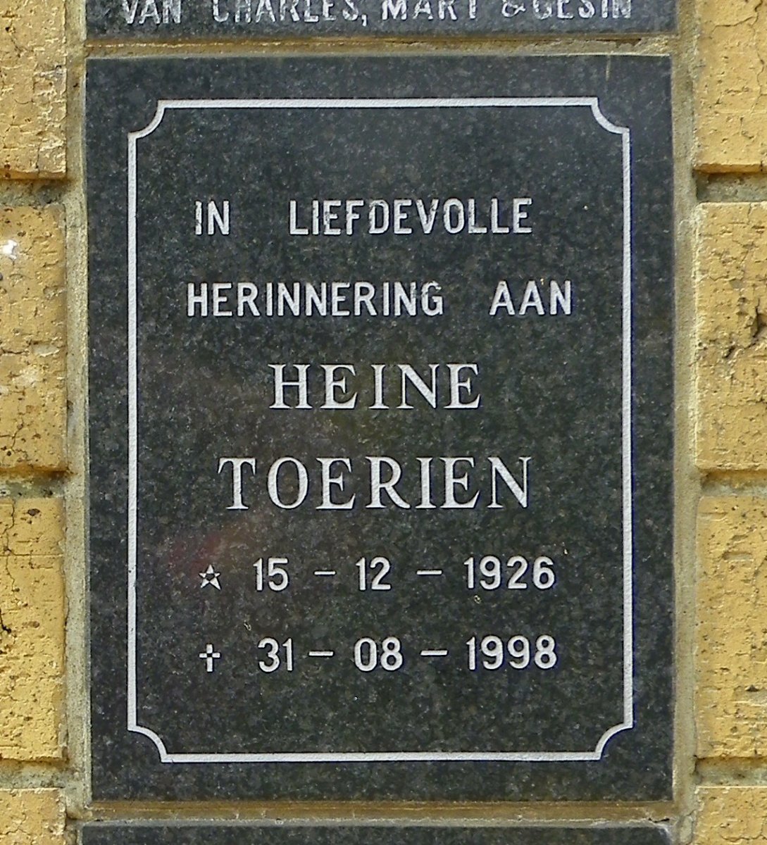 TOERIEN Heine 1926-1998