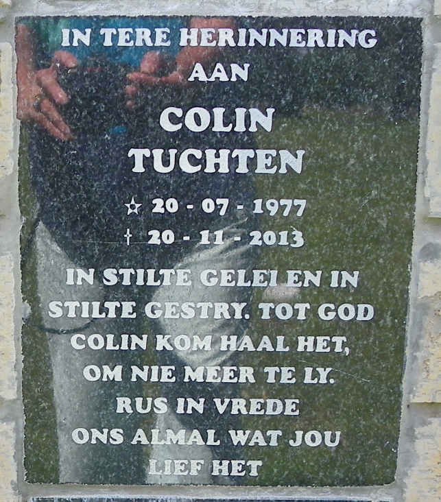 TUCHTEN Colin 1977-2013