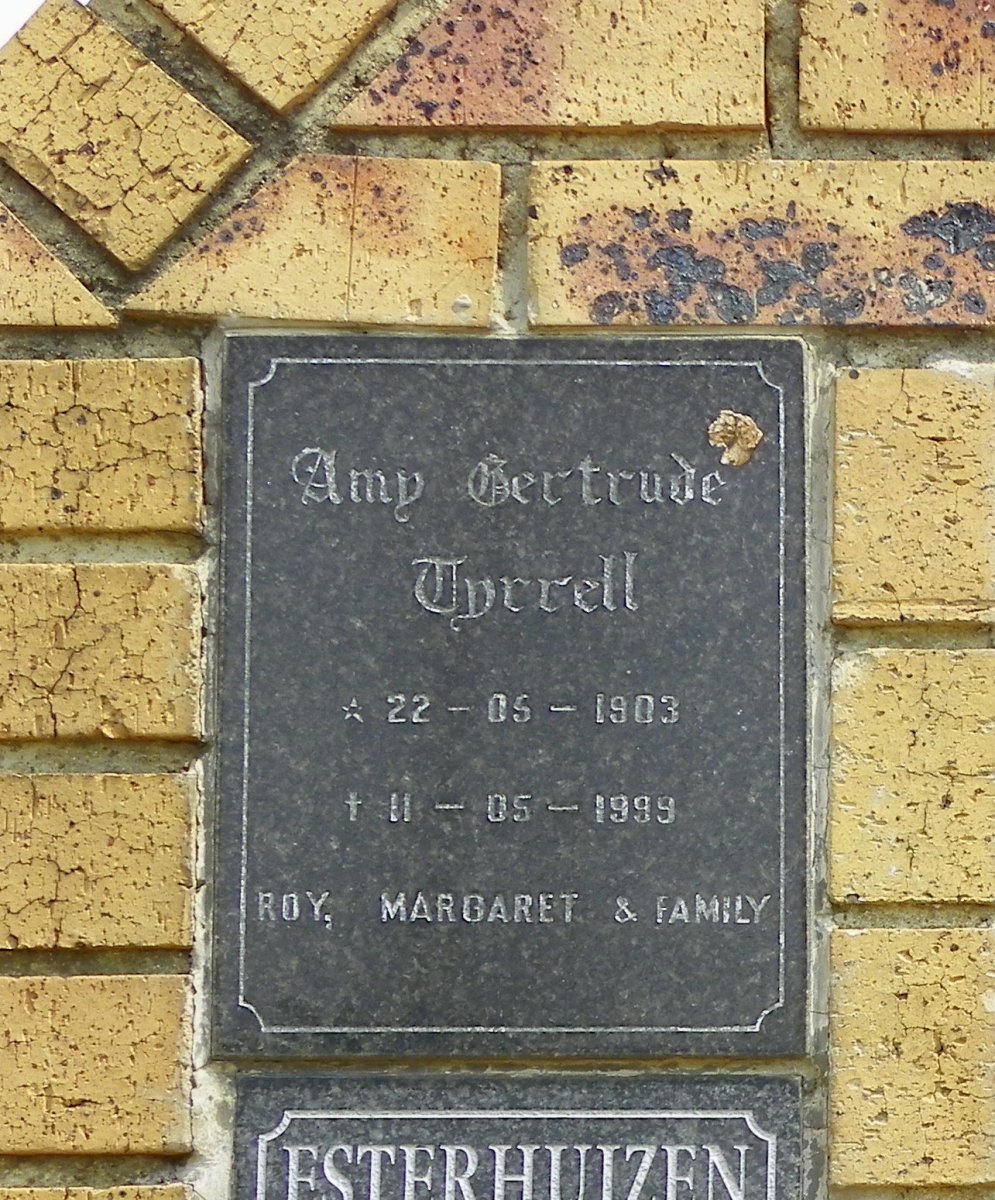 TYRRELL Amy Gertrude 1903-1999