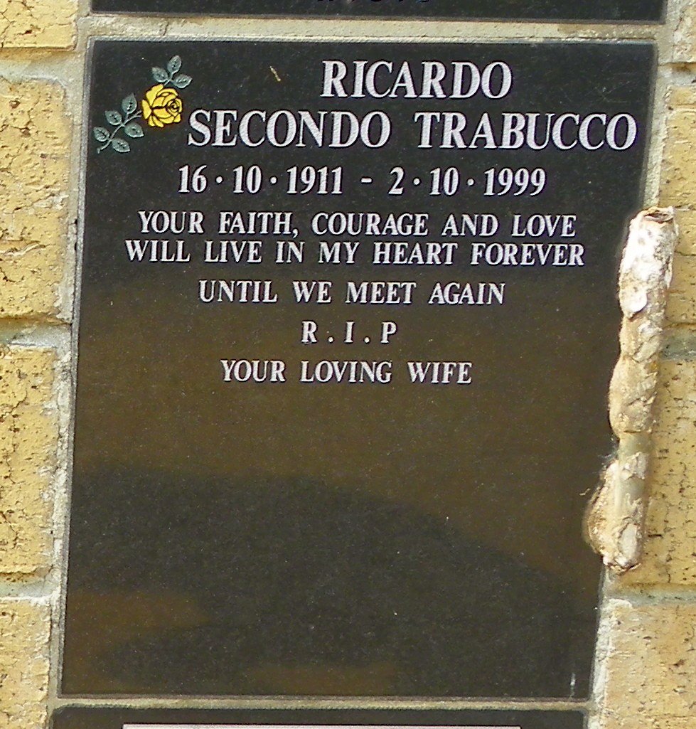 TRABUCCO Ricardo Secondo 1911-1999
