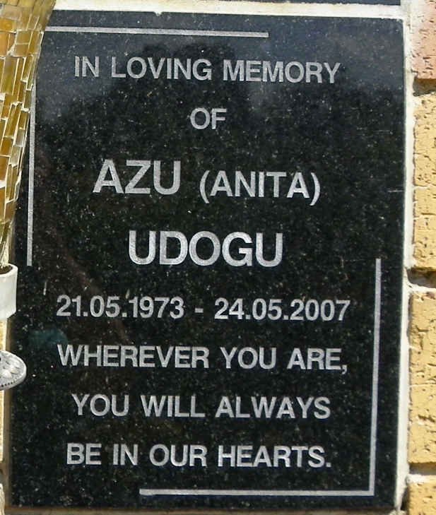 UDOGU Azu 1973-2007