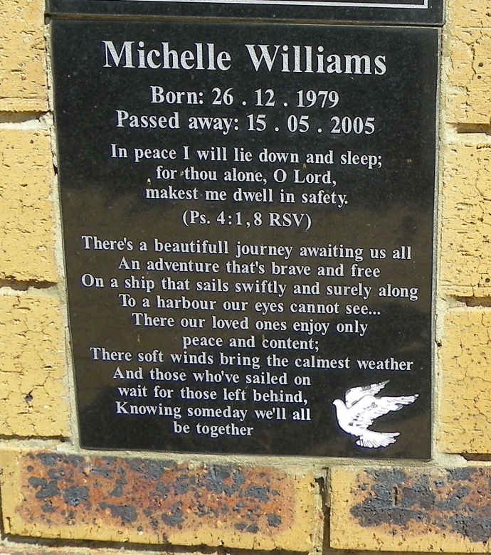 WILLIAMS Michelle 1979-2005