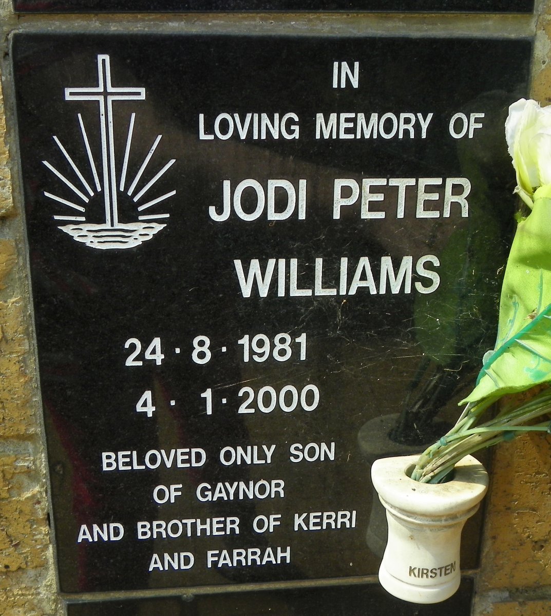 WILLIAMS Jodi Peter 1981-2000