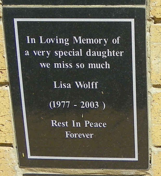 WOLFF Lisa 1977-2003