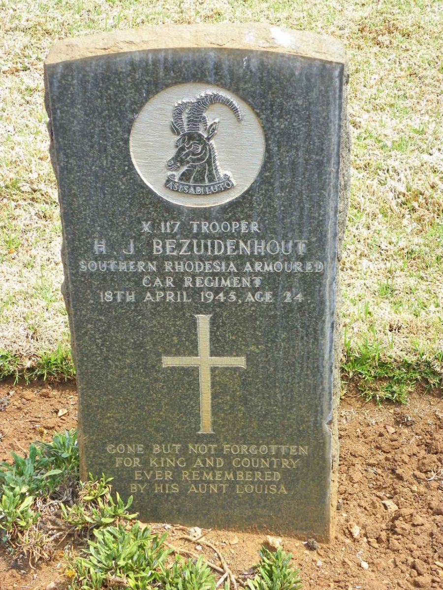 BEZUIDENHOUT H.J. -1945