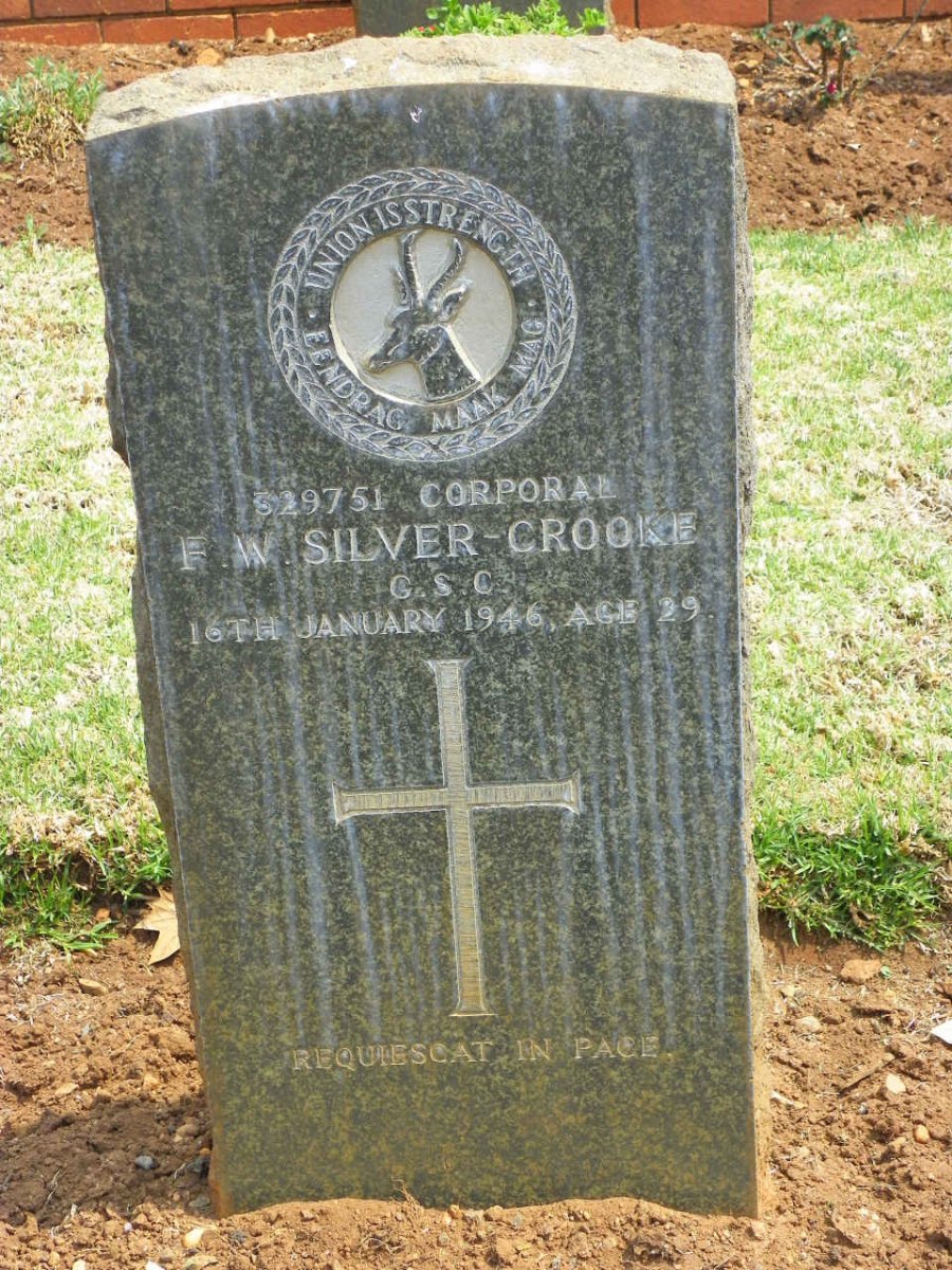 CROOKE F.W., SILVER -1946