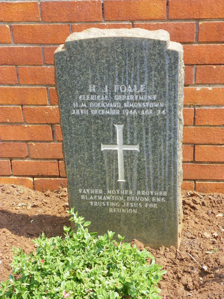 FOALE H.J. -1946