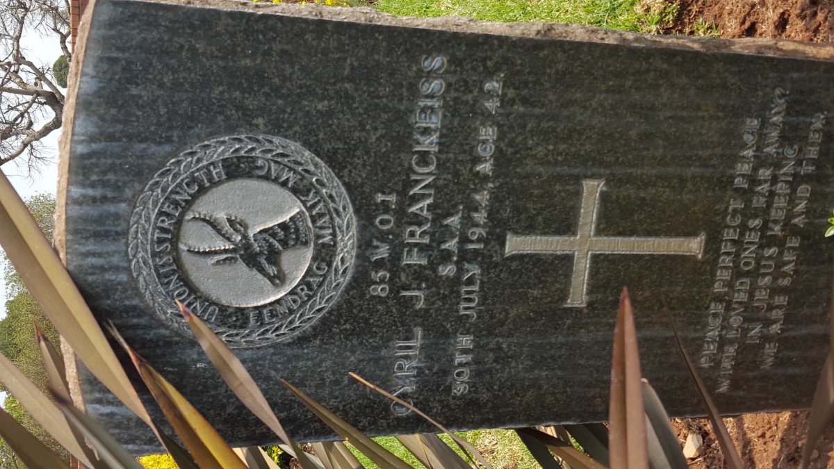 FRANCKEISS Cyril J. -1944