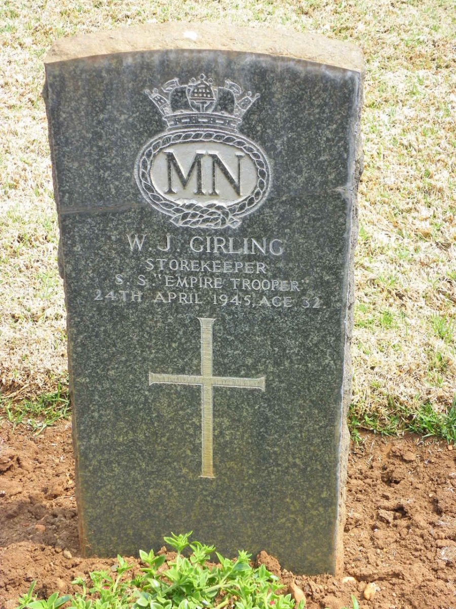GIRLING W.J. -1945