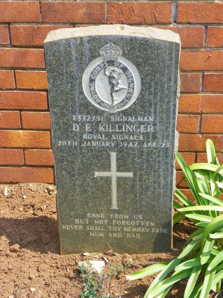 KILLINGER D.E. -1947