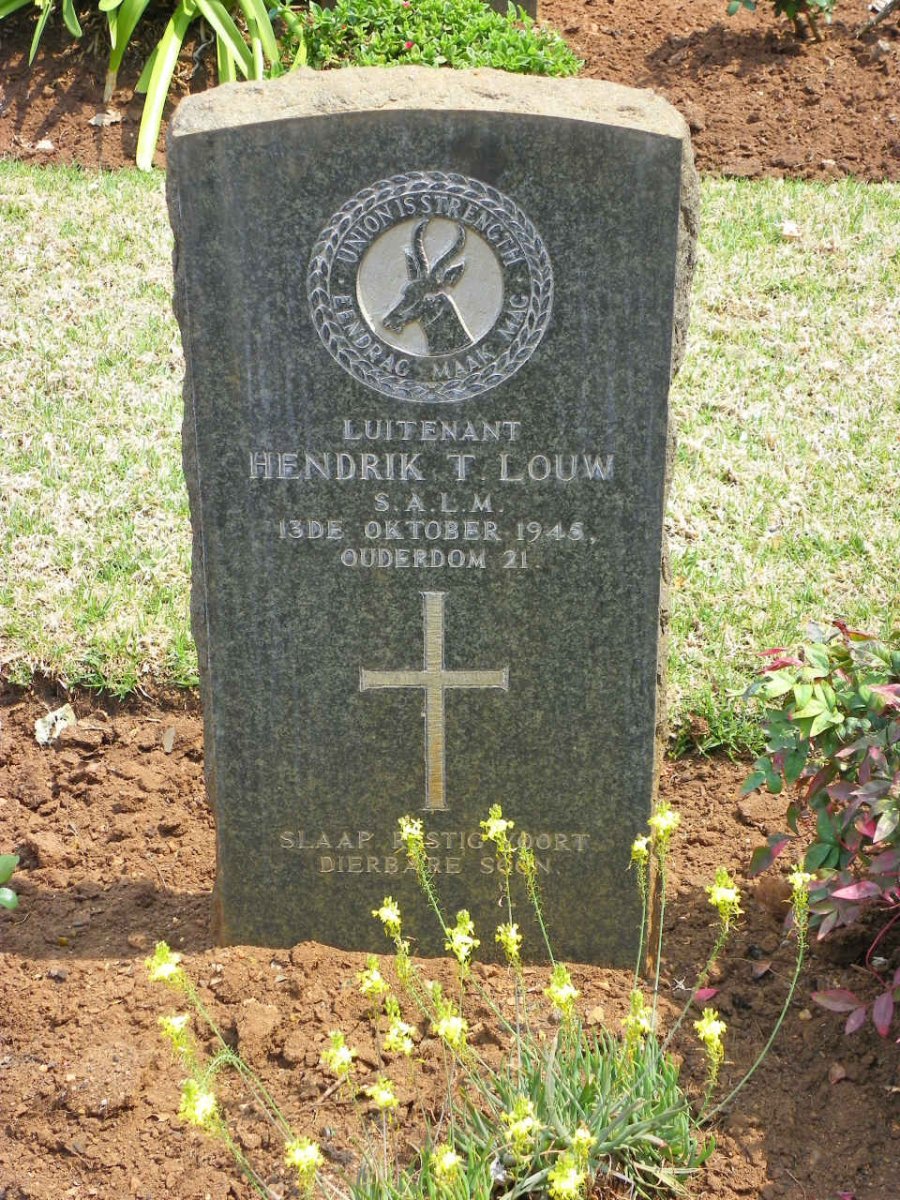 LOUW Hendrik T. -1945