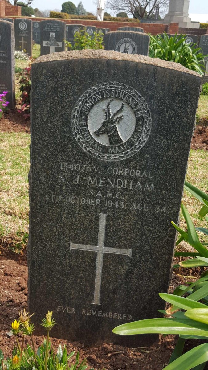 MENDHAM S.J. -1943