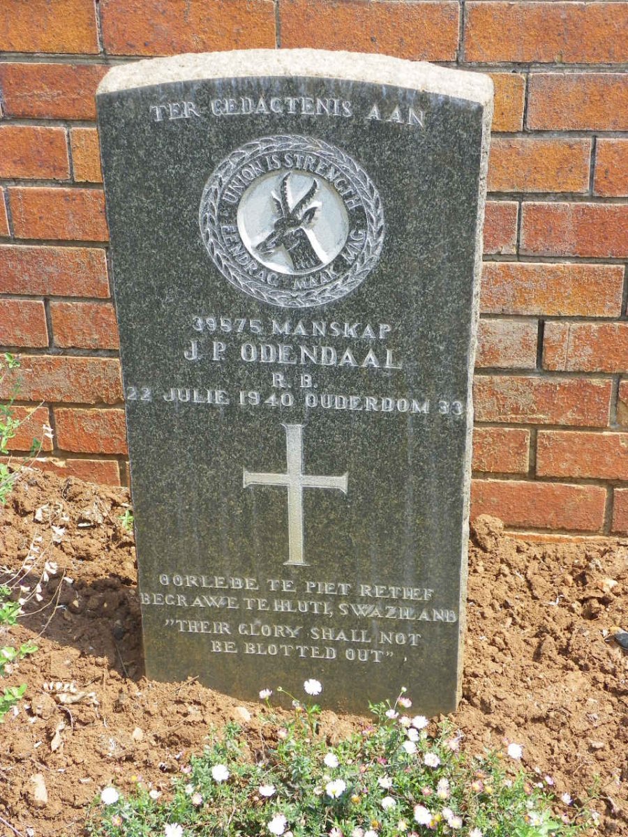 ODENDAAL J.P. -1940