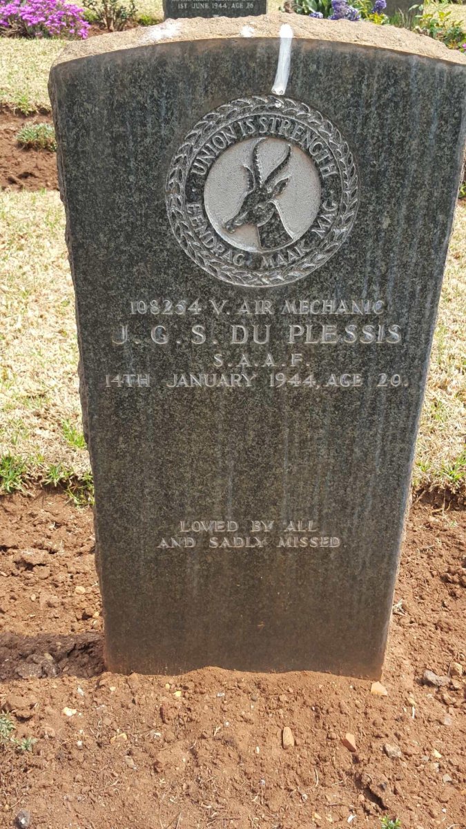 PLESSIS J.G.S., du -1944