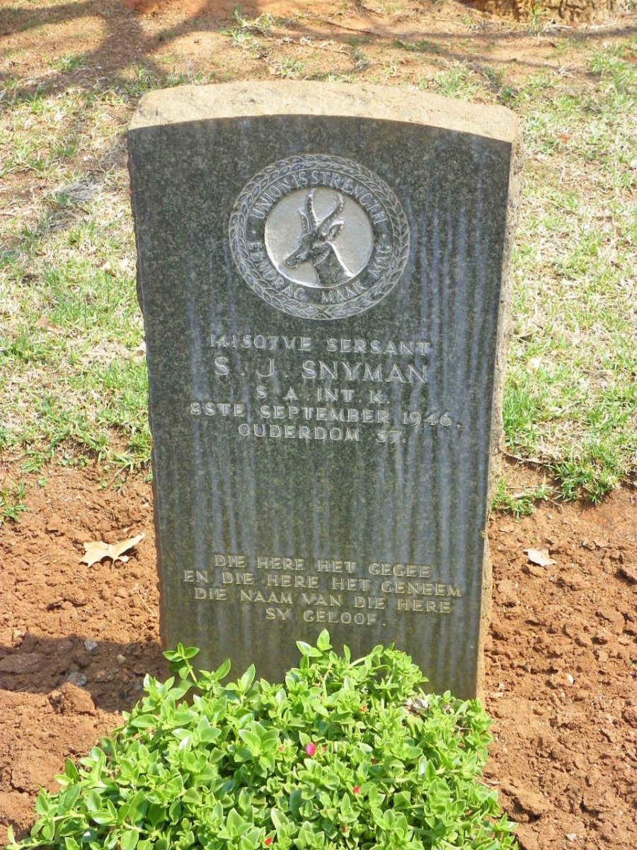 SNYMAN S.J. -1946