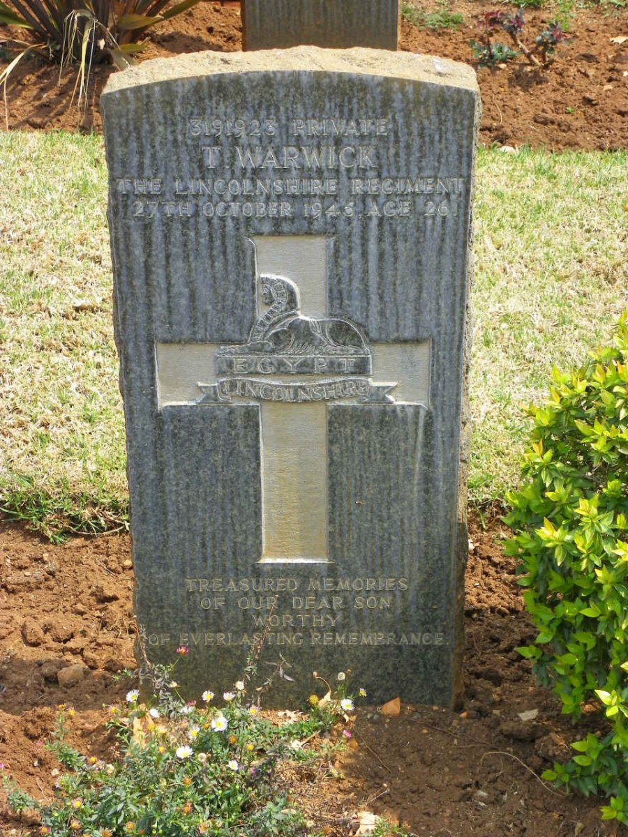 WARWICK T. -1945