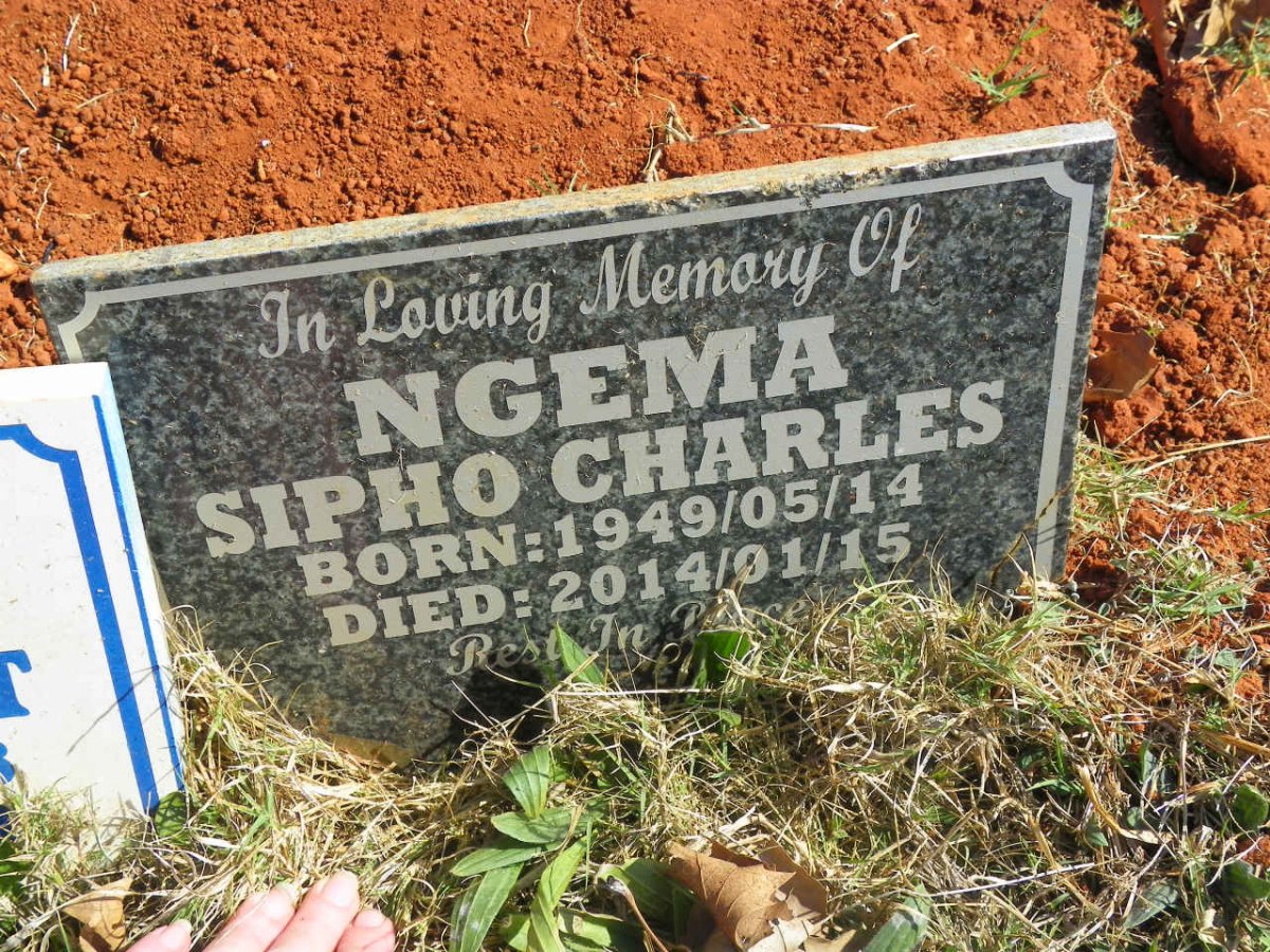 NGEMA Sipho Charles 1949-2014