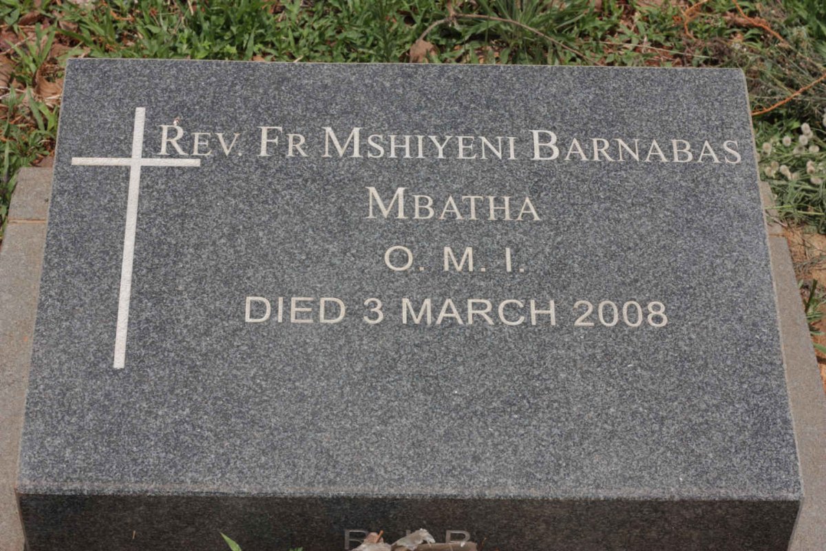 MBATHA Mshiyeni Barnabas -2008