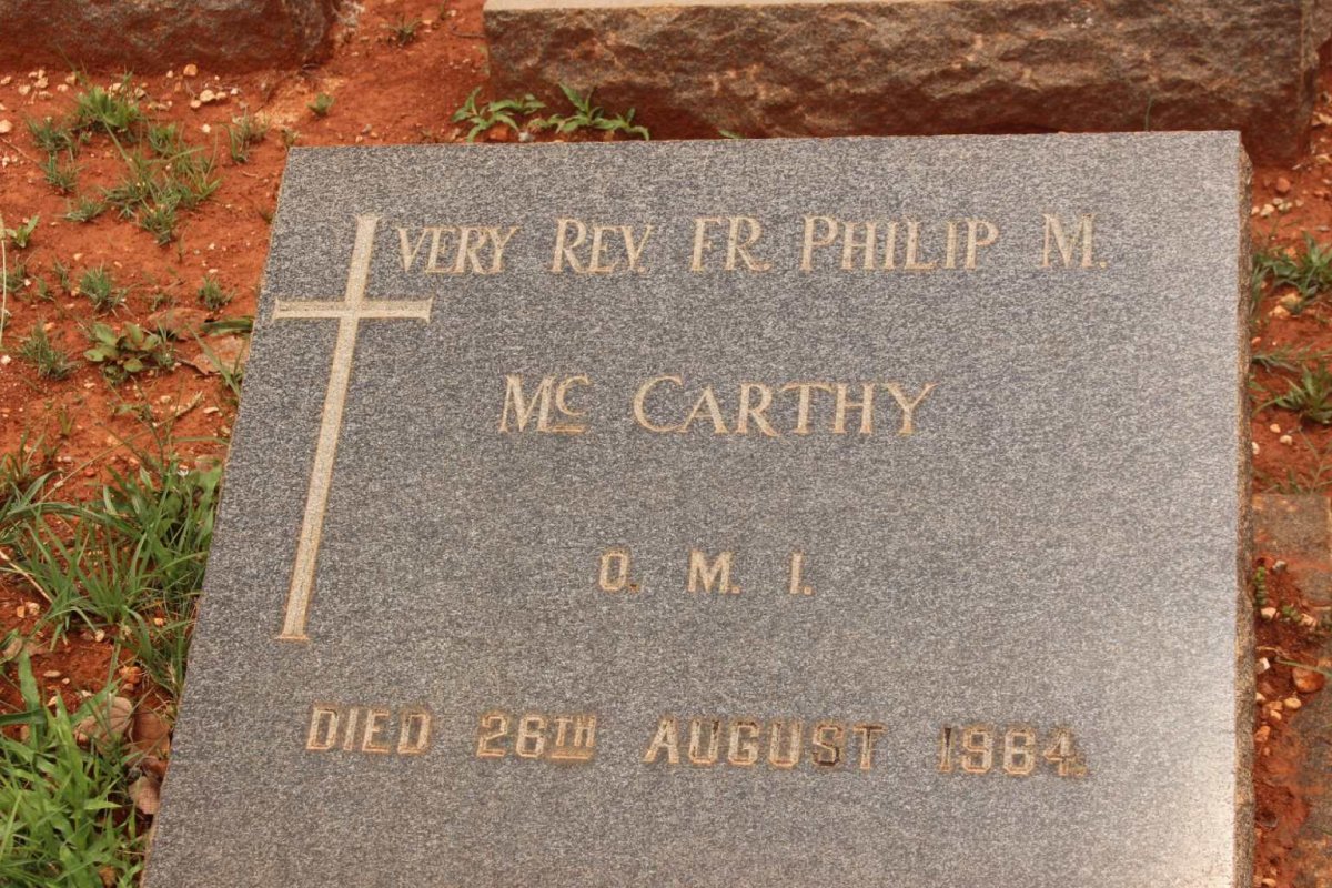 McCARTHY Philip M. -1964