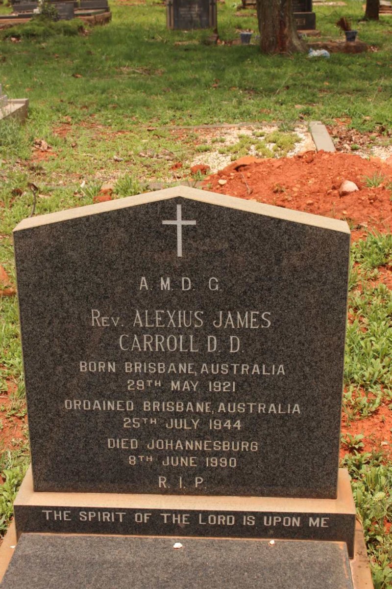 CARROLL Alexius James 1921-1990