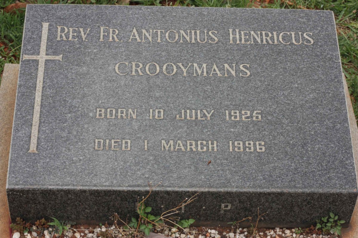 CROOYMANS Antonius Henricus 1925-1996