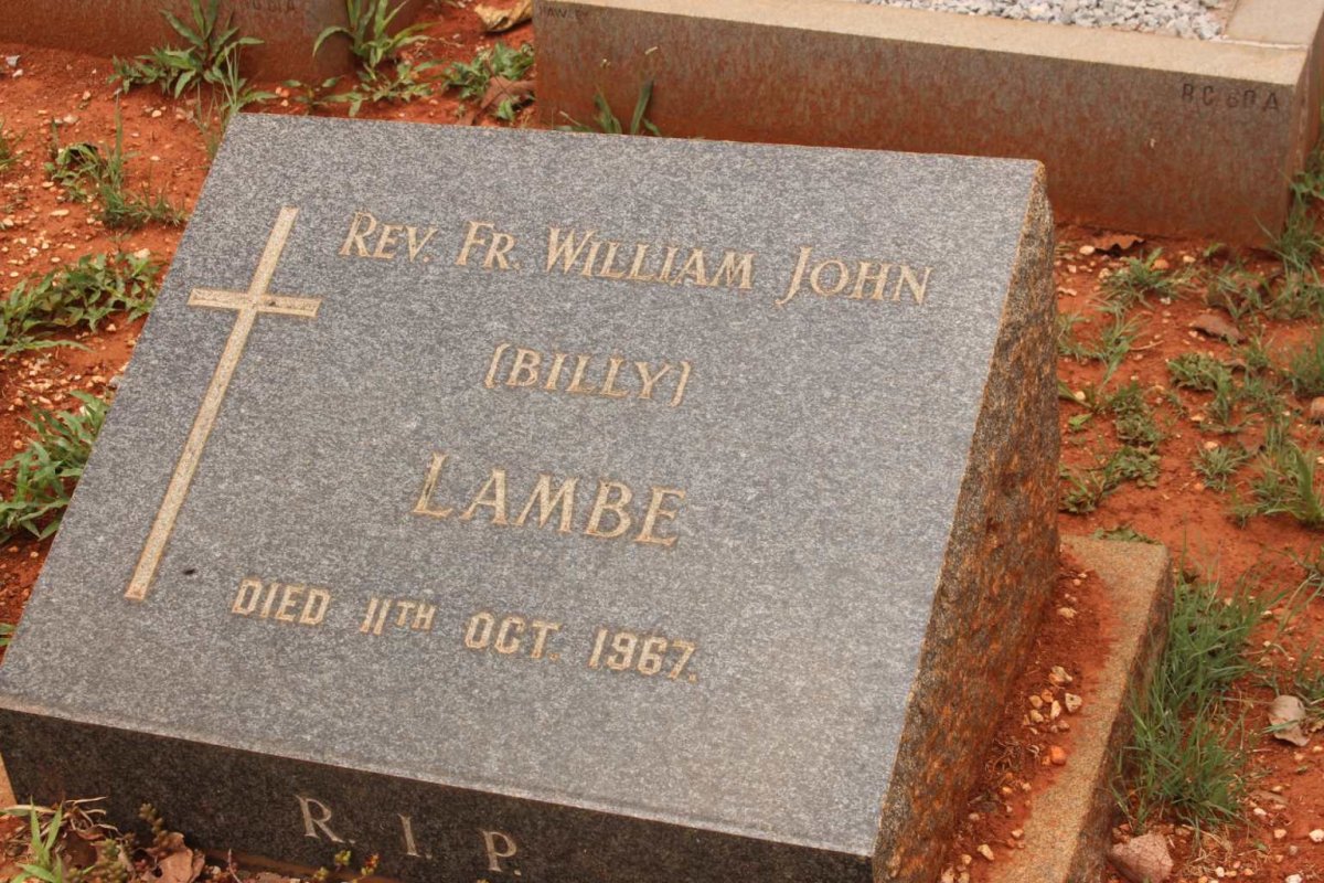 LAMBE William John -1967