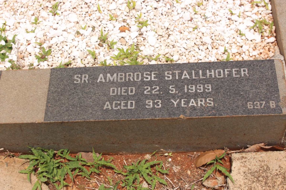 STALLHOFER Ambrose -1999