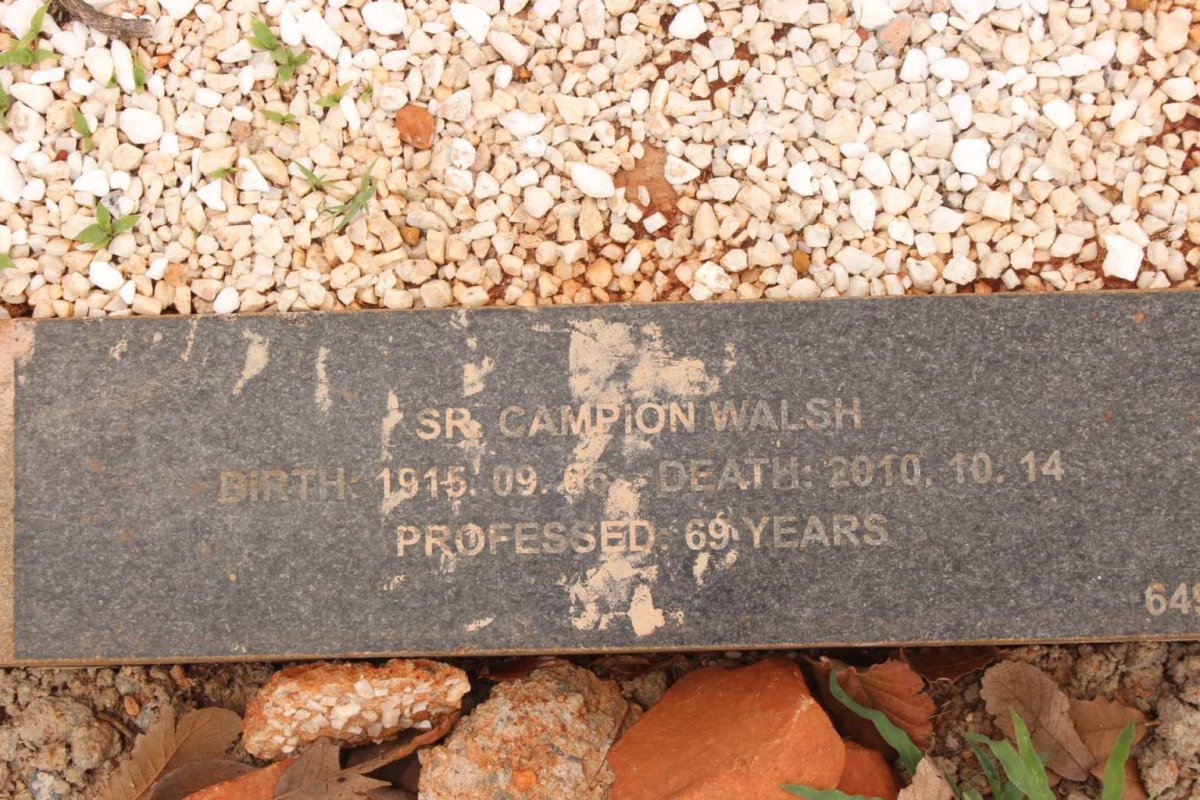 WALSH Campion 1915-2010