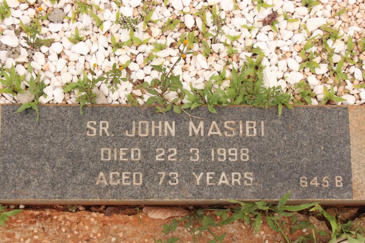 MASIBI John -1998