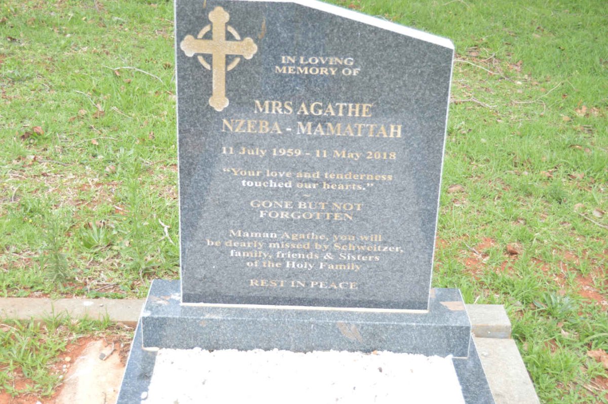 MAMATTAH Agathe, NZEBA- 1959-2018