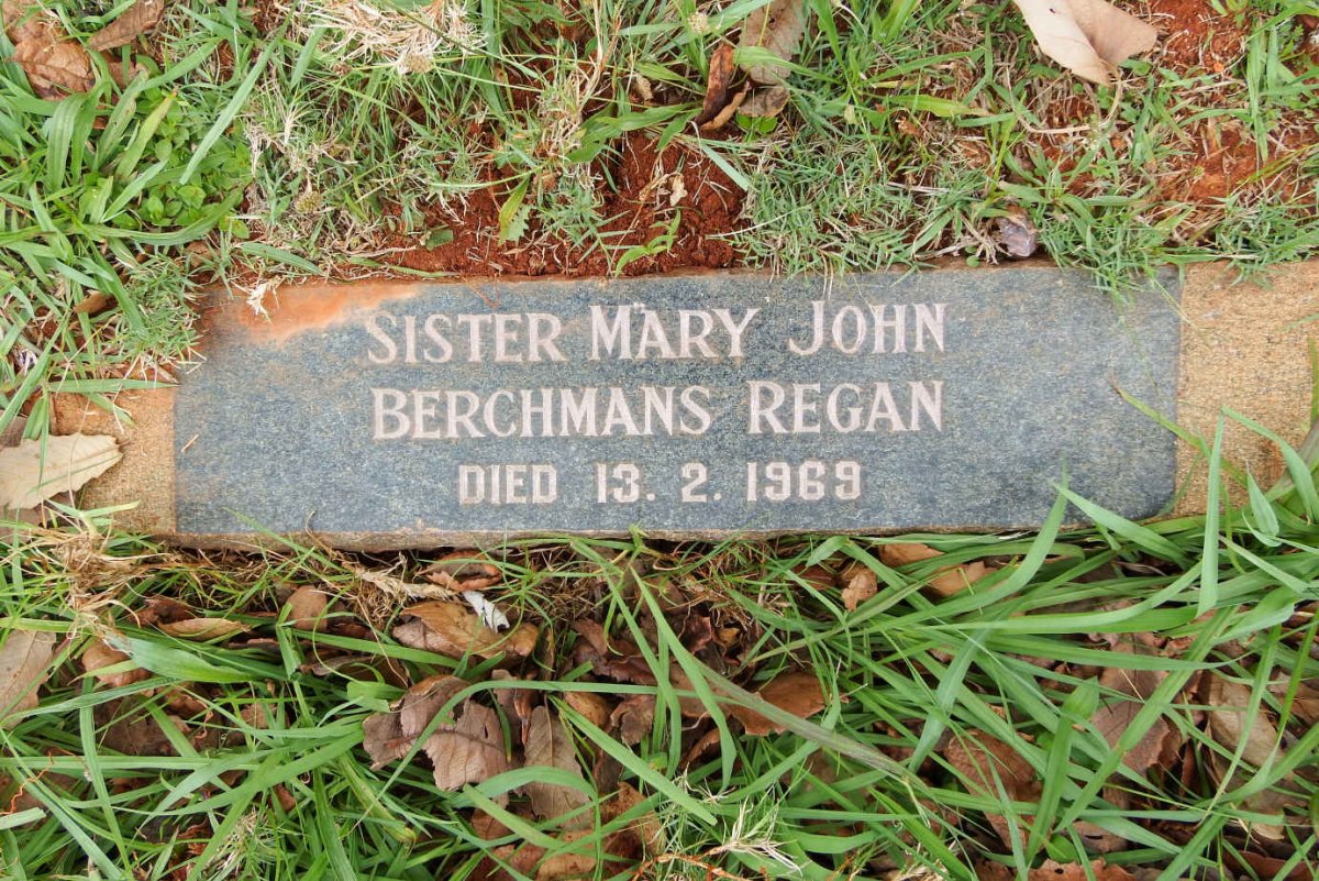 REGAN Mary John Berchmans -1969