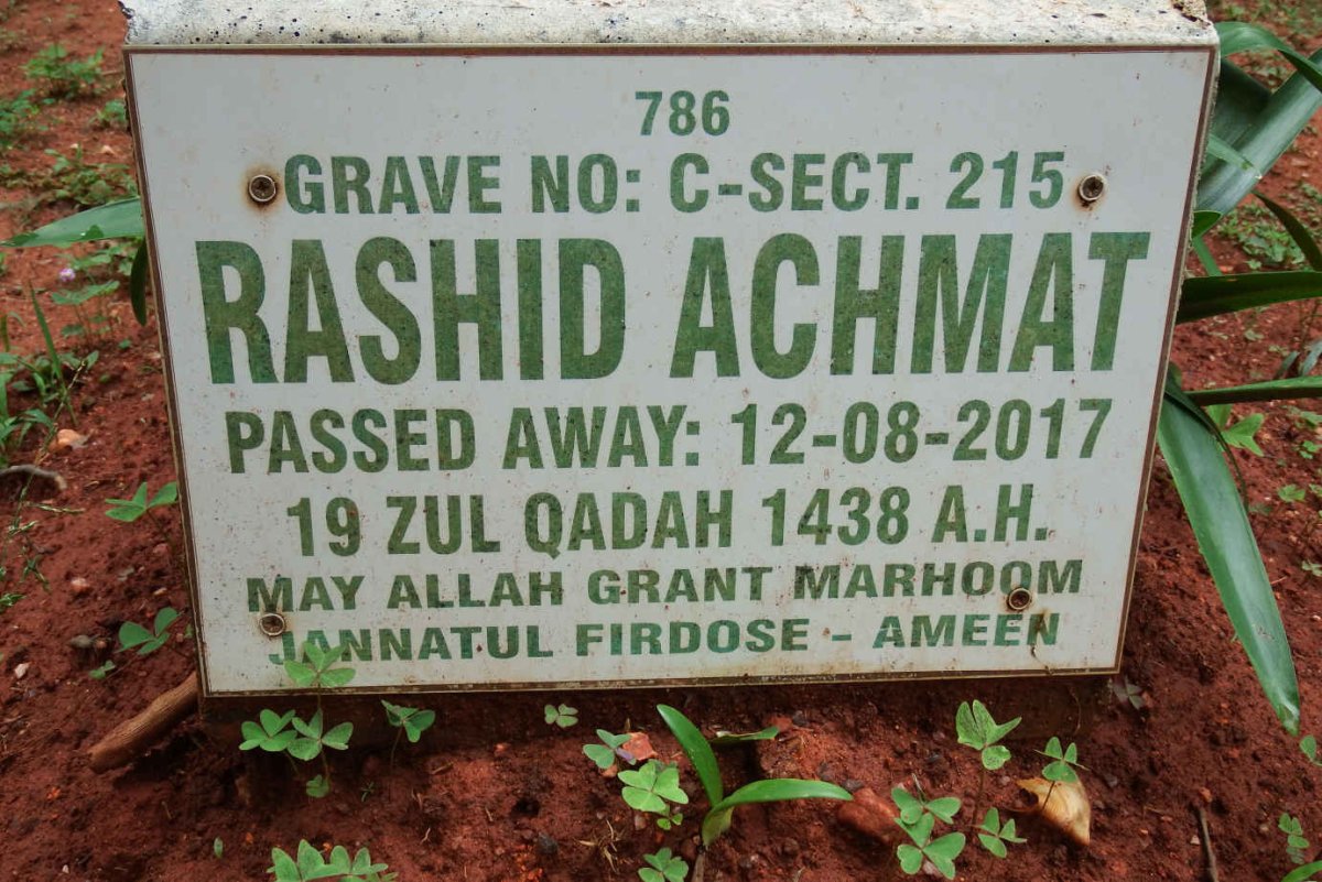 ACHMAT Rashid -2017