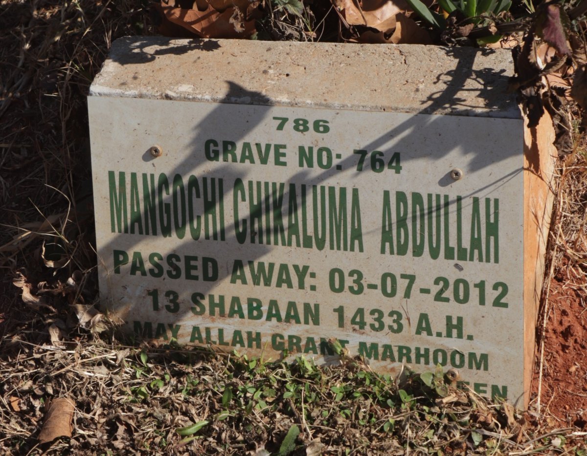 ABDULLAH Mangochi Chikaluma -2012
