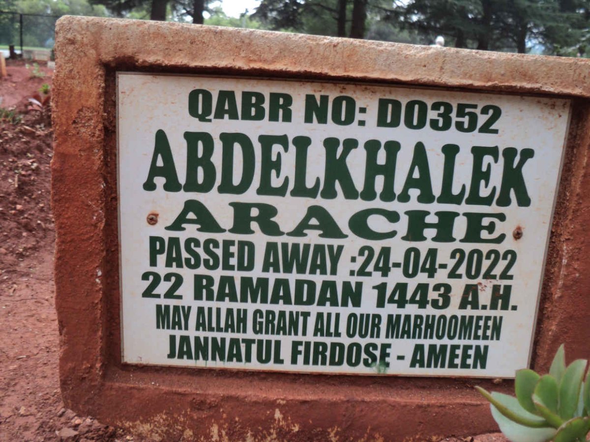 ARACHE Abdelkhalek -2022