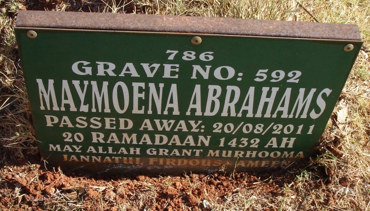 ABRAHAMS Maymoena -2011