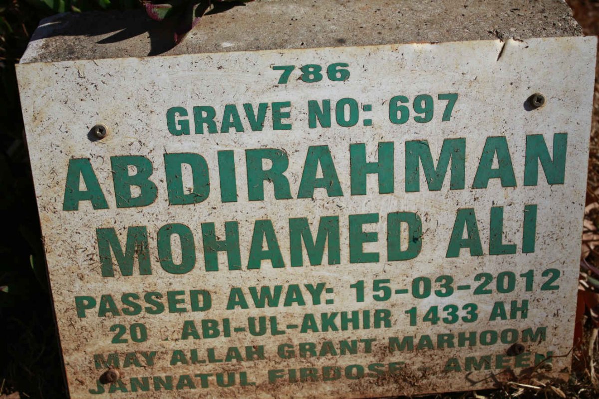 ALI Abdirahman Mohamed -2012