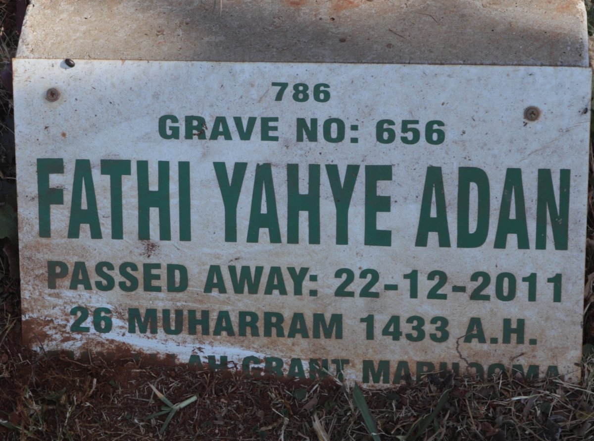 ADAN Fathi Yahye -2011