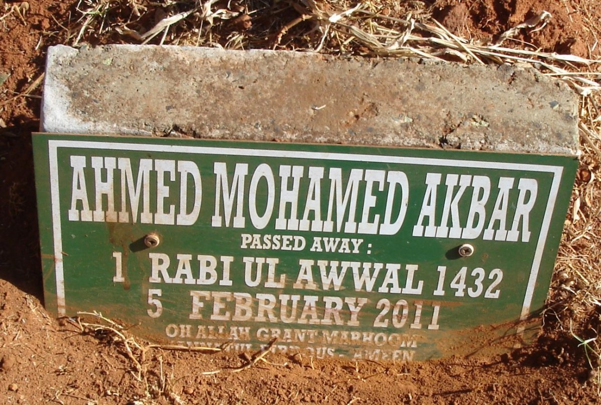 AKBAR Ahmed Mohamed -2011