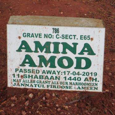 AMOD Amina -2019