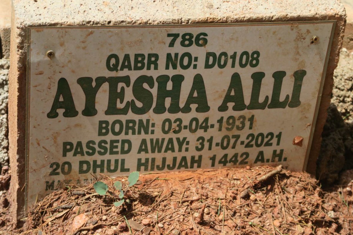 ALLI Ayesha 1931-2021