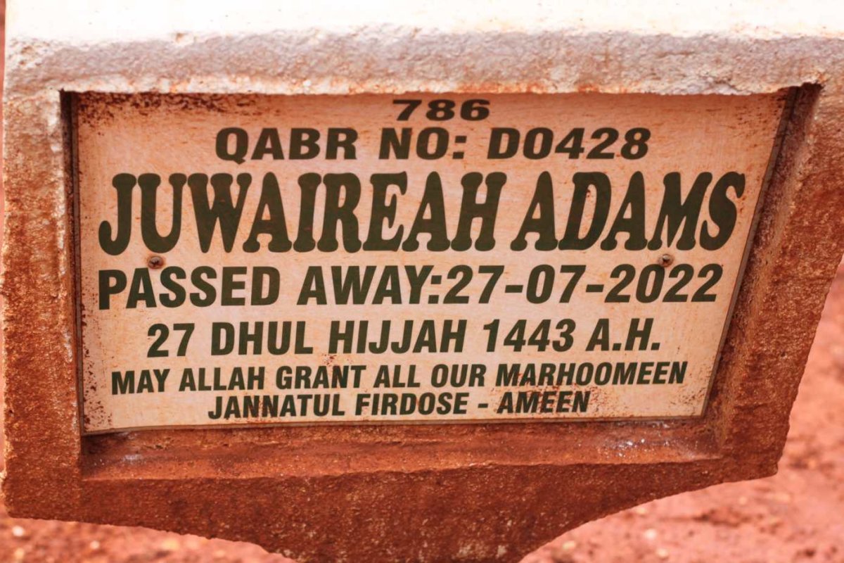 ADAMS Juwaireah -2022