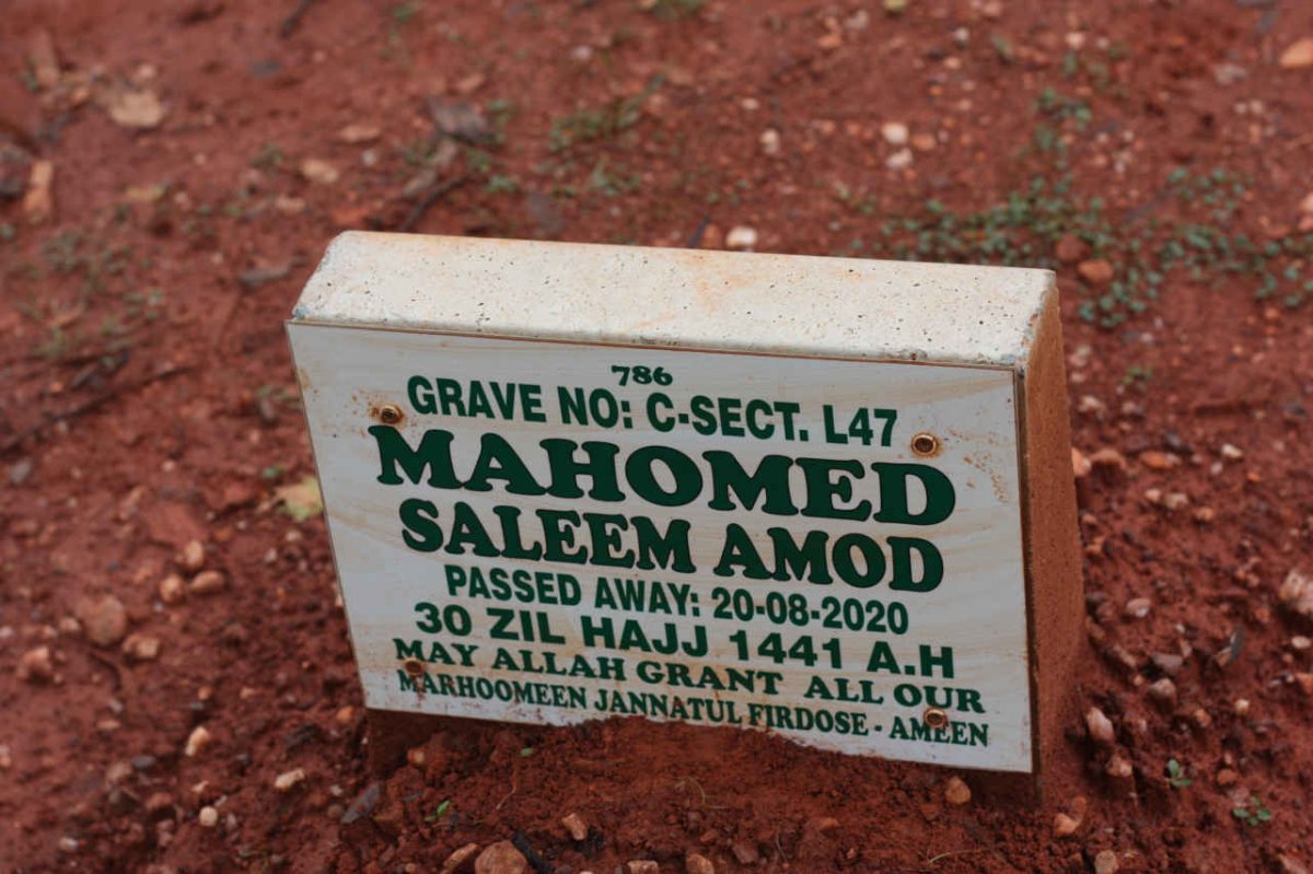 AMOD Mahomed Saleem -2020