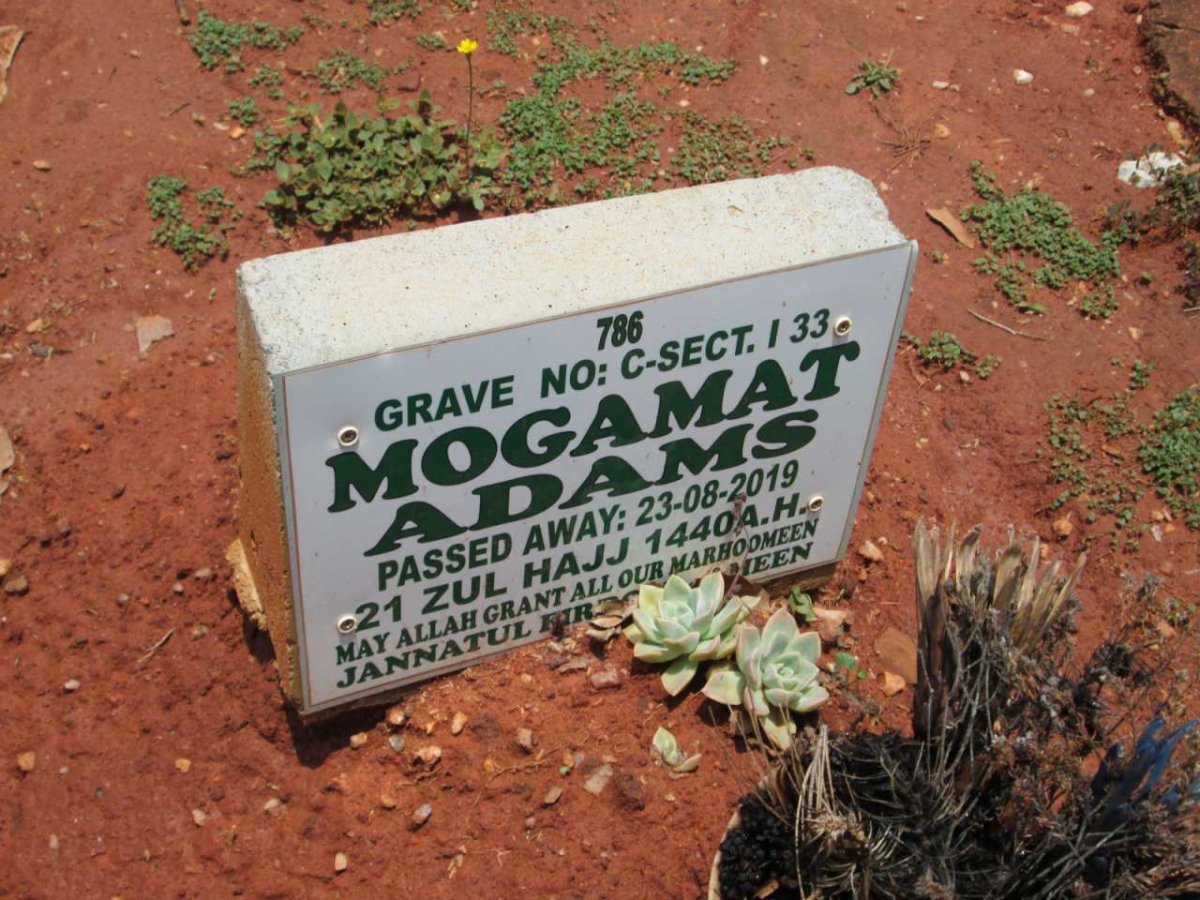 ADAMS Mogamat -2019